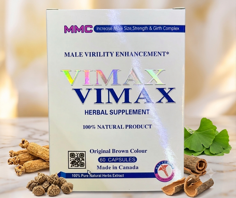 Vimax MMC Herbal Vitality & Endurance Supplement (60 Capsules) | مكمل فيماكس العشبي الطبيعي للرجال لتعزيز الطاقة والحيوية